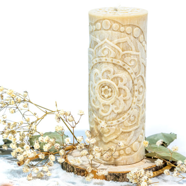 Palmová sviečka Mandala - Image 3