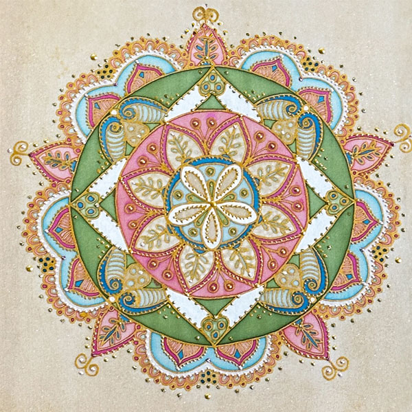 Mandala pre novorodené dievčatko